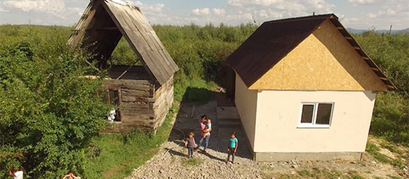 Orphan's Promise Ukraine builds Myroslava a new house.