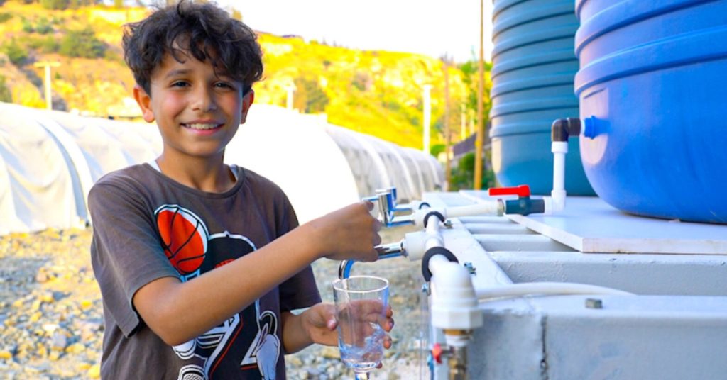 Together we gave Turkish families clean water